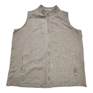 TASC Performance Men’s Motion Vest Gray Full Zip size XL